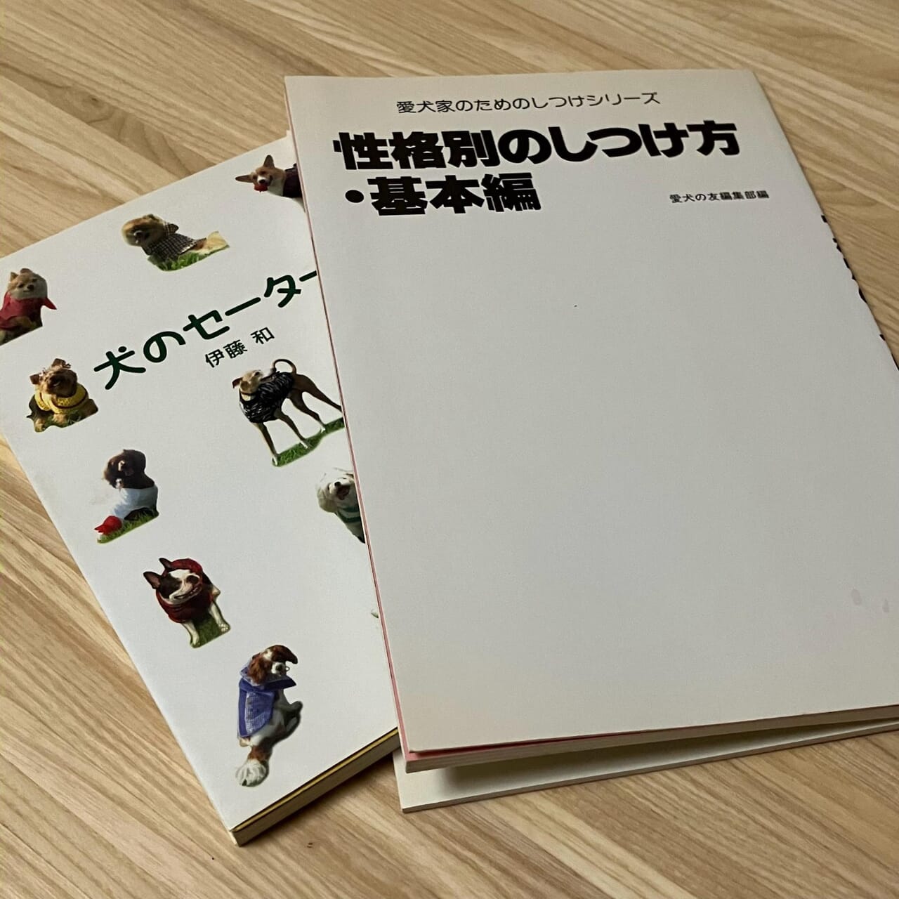 『しつけ方・基本編』犬のセーターの冊子付き